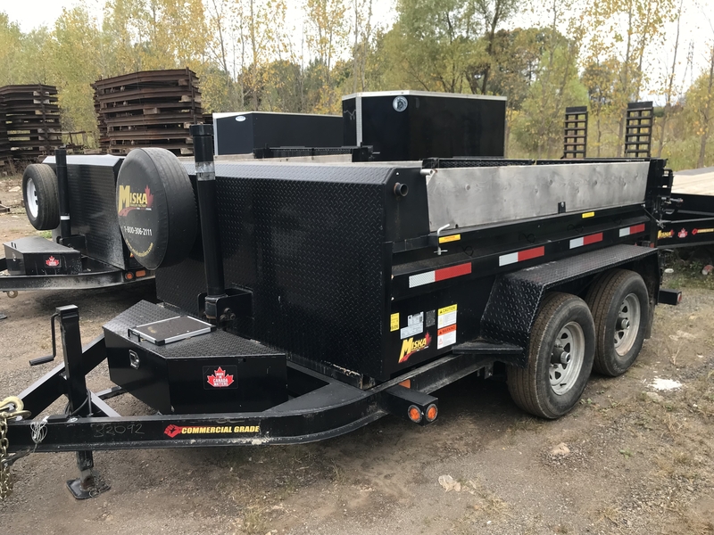 2024 Miska 5 Ton Contractor Dump Trailer
